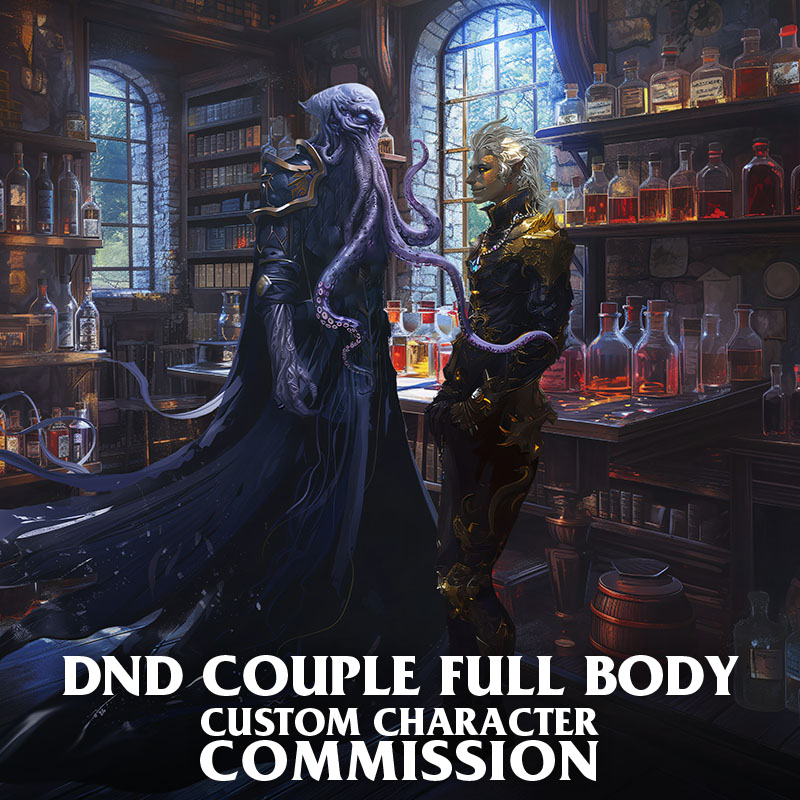 DND FULL BODY DUO CUSTOM COMMISSION