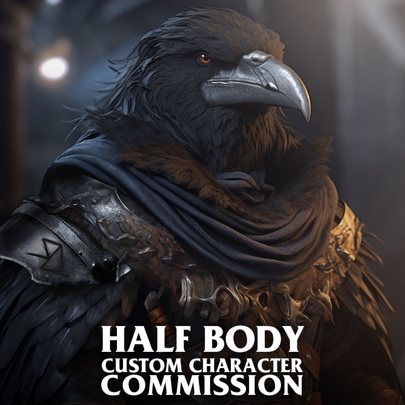 HALF BODY CUSTOM CHARACTER COMMISSION